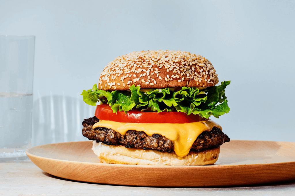 Stout Burger · Burgers · Salad · Desserts · American