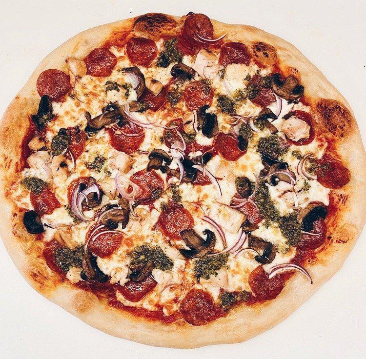 Slasher Pizza · Pizza · Salad · Vegan · Vegetarian · Sandwiches