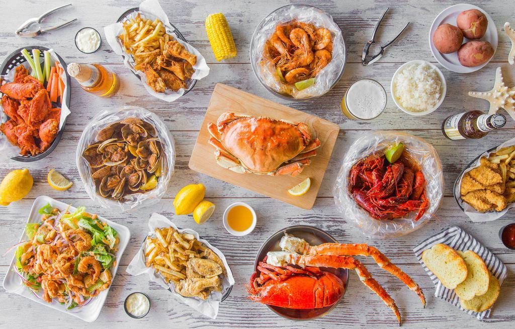 Seafood and Crawfish · Seafood · Desserts · Chicken · Crab