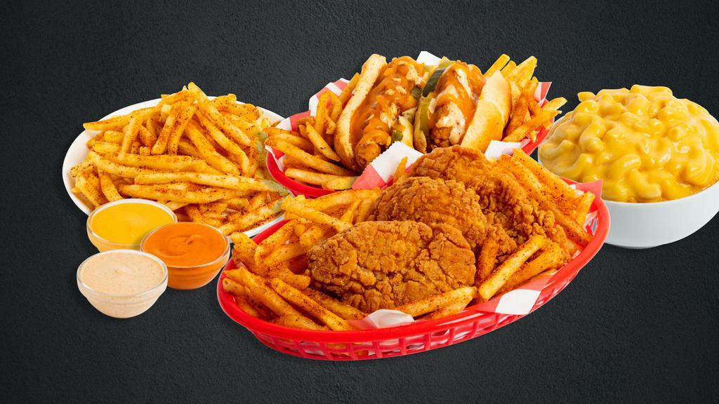 SnapBack Tenders And Mac · Chicken · American · Fast Food