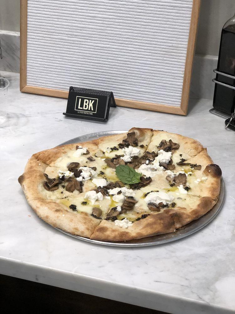 LBK Pizzeria · Pizza · Salad
