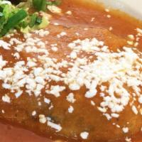 Chile Relleno · Golden fried poblano pepper stuffed with cheese.