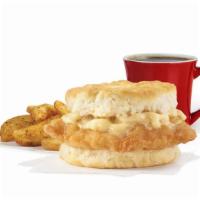 Honey Butter Chicken Biscuit Combo · A crispy, chicken fillet, perfectly seasoned and topped with maple honey butter on a fluffy ...
