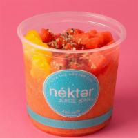 Watermelon Sorbet Bowl · Watermelon, strawberry, and pineapple blended and topped to perfection with pineapple, fresh...