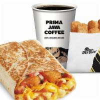 Breakfast Toasted Wrap Meal · Breakfast Toasted Wrap with choice of egg & cheese, crispy bacon or freshly grilled carne as...
