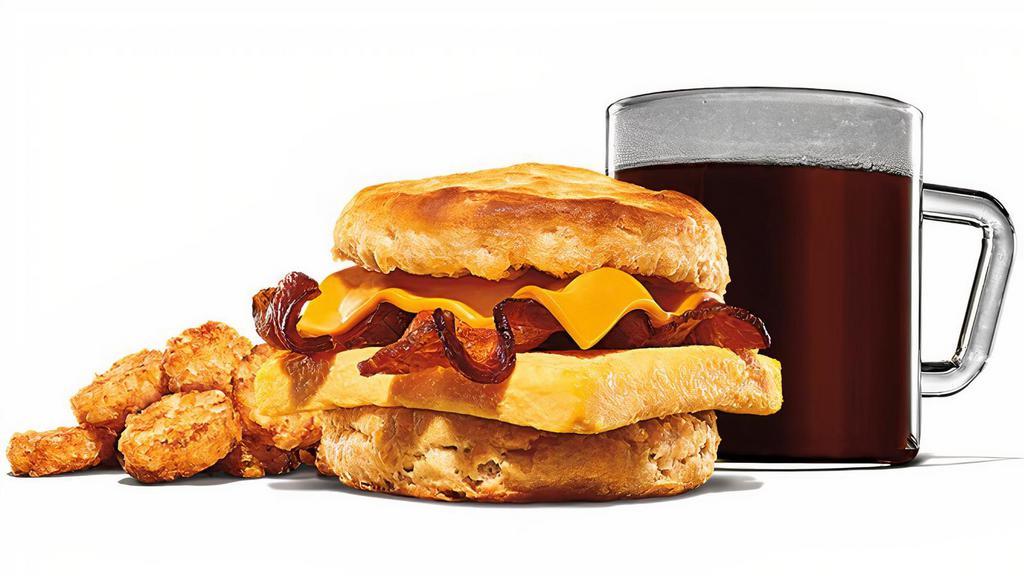 Bacon, Egg & Cheese Biscuit Meal · 