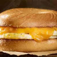 Cheddar Cheese Egg Sandwich  · Cage-free egg and melted cheddar cheese.