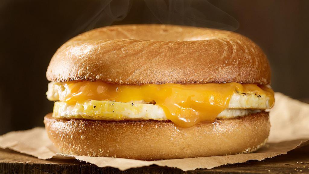Cheddar Cheese Egg Sandwich  · Cage-free egg and melted cheddar cheese.
