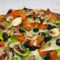 Veggie Special (Small 4 Slices) · Black olives, mushrooms, green peppers, onions, tomatoes.