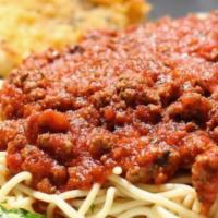 Extreme Spaghetti With Meat Sauce · Extremely meaty, extremely tasty and extremely homemade.