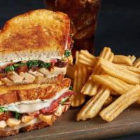 Feelin' Groovy Melt - Combo · Get your groove on with seasoned grilled chicken breast, bacon, mushrooms, Wisconsin Provolo...