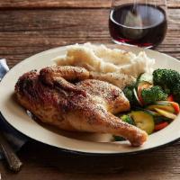 Rotisserie Chicken Family Meal  (Small) · Small: One whole rotisserie chicken slow-roasted in our rotisserie oven. Includes two large ...