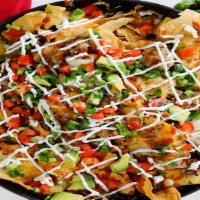 Nachos Supreme With Meat · 