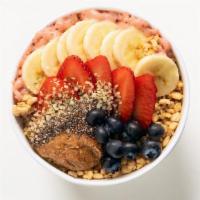 Protein Power · Packs a punch with 33g of protein! Strawberry, banana, cocoa nibs, coconut flakes, vanilla p...