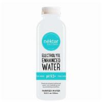 Nekter Electrolyte Water · Premium mineral-enhanced water with hydrating and rejuvenating properties. 0 cal.