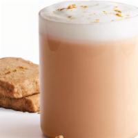 Café Cookie Butter · Our light roast coffee with our sweet and spicy cookie butter powder, steamed non-fat milk a...
