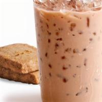 Iced Coffees|Cookie Butter Iced Coffee · Our premium espresso shots blended with our sweet and spicy cookie butter powder and served ...