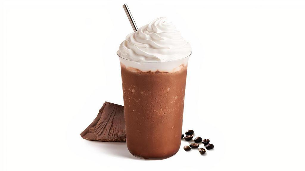 Mocha Ice Blended® Drink · The frozen sensation that started it all blends our delicious coffee extract, our Special Dutch™ chocolate powder, non-fat milk, and our signature pebble ice.