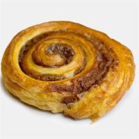 Pastries|Cinnamon Roll · A buttery croissant roll filled with cinnamon and sugar. This has not been Kosher certified....