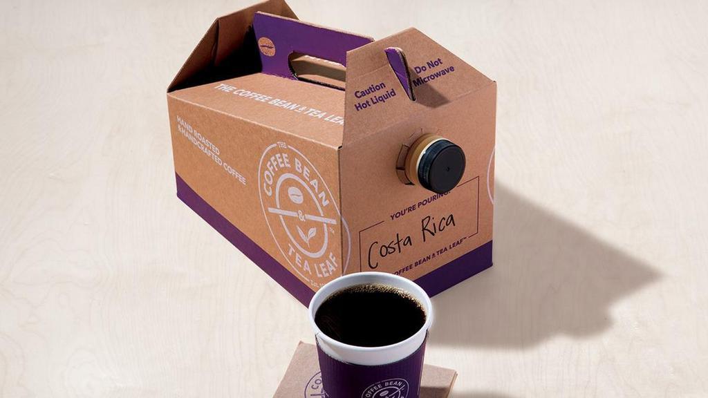 Java To Go - Coffee · Perfect for your parties, office conference & meeting! Brewed Coffee (8-12 Servings) Available in takeaway container which keeps the beverage warm for approximately 1.5 hours. Cups, sugar and milk will be provided. Please note it may take up to 30 minutes to complete orders of 3 or more Java To Go boxes.