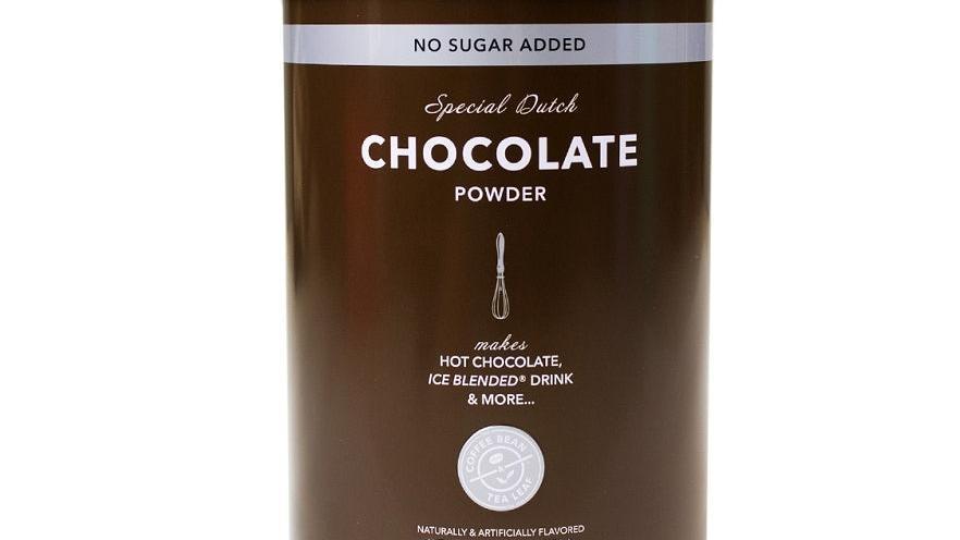 Powder|Chocolate Powder - No Sugar Added · Our Special Dutch™ chocolate powder is now available with No Sugar Added! We added the ultra-premium ingredients to make the finest grade of cocoa. Try it alone, hot or cold, you'll love it any way! Drop a bit in your coffee or tea for an added bit of pleasure. We liked it so much, we made it our SECRET ingredient in our renowned Mocha Ice Blended® drinks, Cafe Mocha and Mocha Latte.