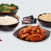 Sweet And Spicy Chicken Family Meal · Family-sized shareable portions including our all-natural grilled chicken drizzled with our ...