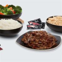  Rib-Eye Steak Family Meal · Family-sized shareable portions including Rib-Eye Steak, Veggies, and Rice. Serves 4. .