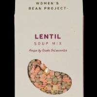 Lentil Soup Mix By Giada Delaurentiis · Women’s Bean Project’s Lentil Soup Mix, Recipe by Giada De Laurentiis with brown lentil, yel...
