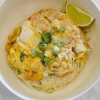 Crab Fried Rice · Crab meat, egg, garlic, green onions
