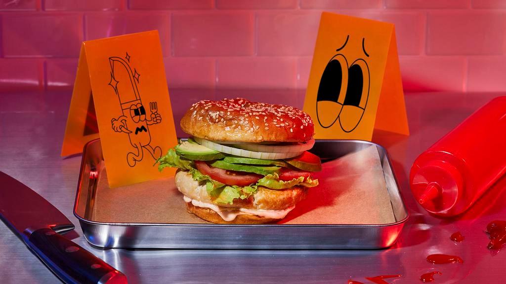Refuse To Testify Turkey Burger · Turkey patty, lettuce, tomato, onion, avocado, and house sauce on a bun.