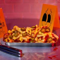 Jury Is Still Out Jalapeño Cheese Fries · 