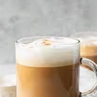 Vanilla Latte · Espresso, milk with french vanilla.