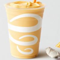 Orange Dream Machine · nonfat frozen yogurt • soymilk • orange sherbet • ice