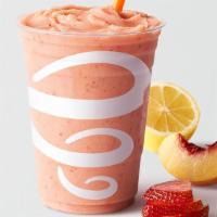 Strawberry Surf Rider™ · Peaches and strawberries, lemonade, and lime sherbet.
