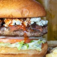 Buffalo Bill · Our Force of Nature Regenerative Grass-Fed Bison burger topped with blue cheese, steakhouse ...