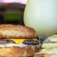 Gf- Lil Guy · 1/4 lb burger topped with American cheese & Alabama comeback sauce. This item is gluten frie...