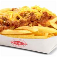 Chili Cheese Fries · A bed of skinny or fat fries is smothered in our classic homemade chili, sprinkled with shre...