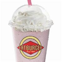 Strawberry Milkshake · This fresh fruit flavor is ever so sweet, made with hand-scooped ice cream.