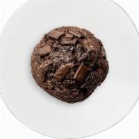 Double Chocolate Chip Muffin · Moist chocolate muffin loaded with chocolate flavor and chocolate chunks. Contains: Wheat, M...