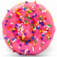 Glazed Donut Cookie: Homer Simpson Glazed Ed. · Our Glazed Donut Cookie goes pink in honor of my son's favorite dad (and D'OH-nut eater), Ho...