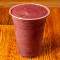 Ubatuba Smoothie · Açaí base blended with apple juice, banana, strawberry, and your choice of one additional to...