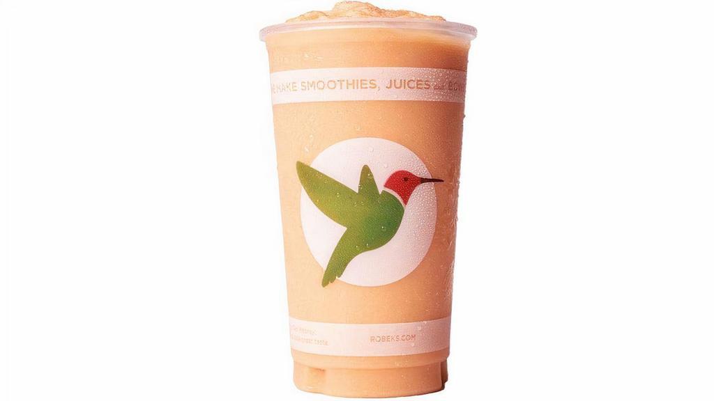 Passionfruit Cove · Peaches, Strawberries, Pineapple Sherbet, Passionfruit Juice. Calories: 160/340/460