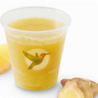 Lemon Ginger Shot · Lemon, Ginger, Cayenne Pepper. Calories: 15