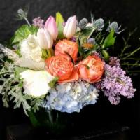  Helena · A beautiful garden style design with gorgeous roses, tulips, lilac, and other spring materia...