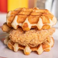 Chicken & Waffles · Fried chicken |sweet waffle