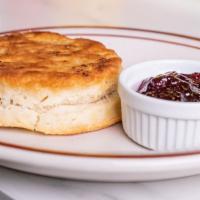 Biscuit · Served with gravy or grape jam.