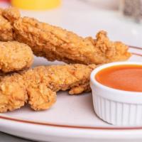 Fried Chicken Tenders · Three chicken tenders served with a choice of sauce