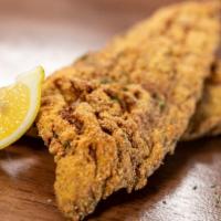 Red Snapper · Deboned, Hand-breaded and fried, our Wild Caught Red Snapper is a lean, moist fish with a fi...
