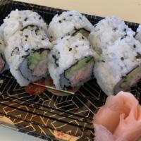 California Roll (8 Pieces) · Crab meat, cucumber and avocado.