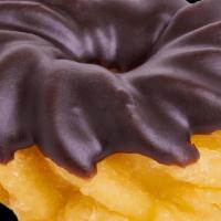 Chocolate Iced Cruller · 